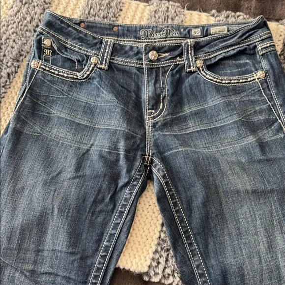 Women's MissMe Blue Jeans size 30. Inseam 31 1/2. - Picture 2 of 5